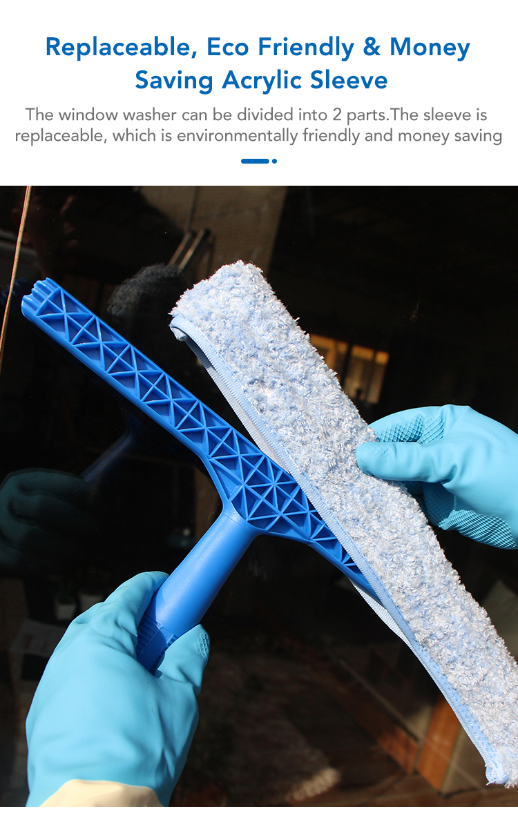 CT Window Washer With Microfiber Abrasive Replacement - Cleanic Cleaning Equipment